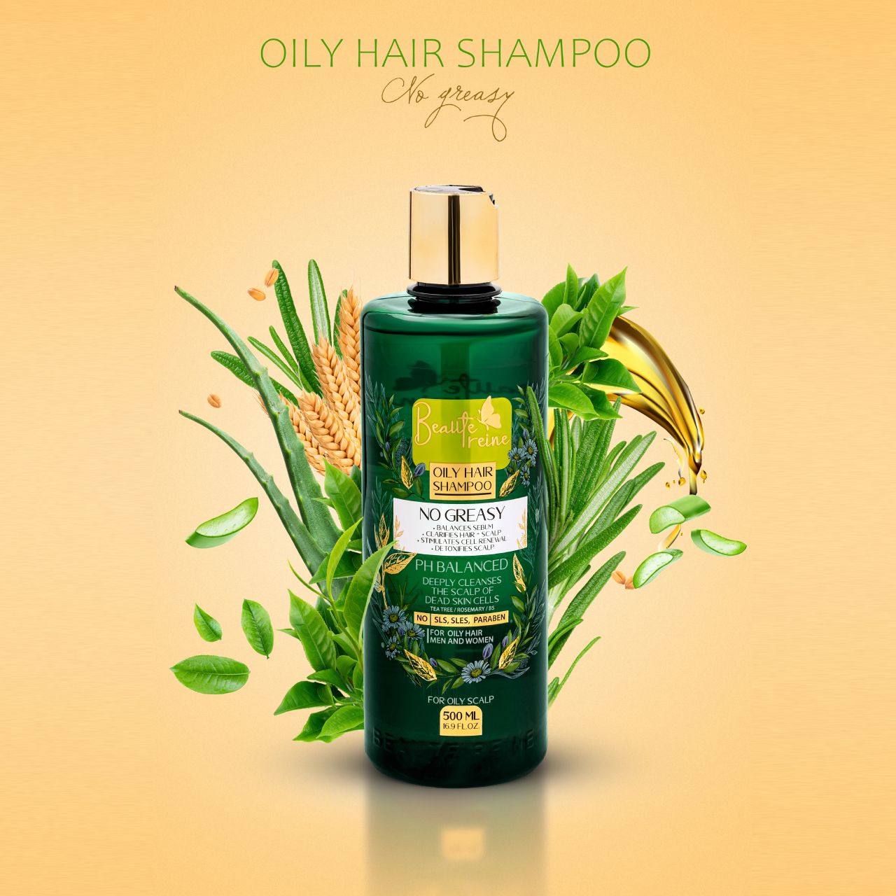 beauty rain shampoo oily hair 2 طب آفرین آذربایجان